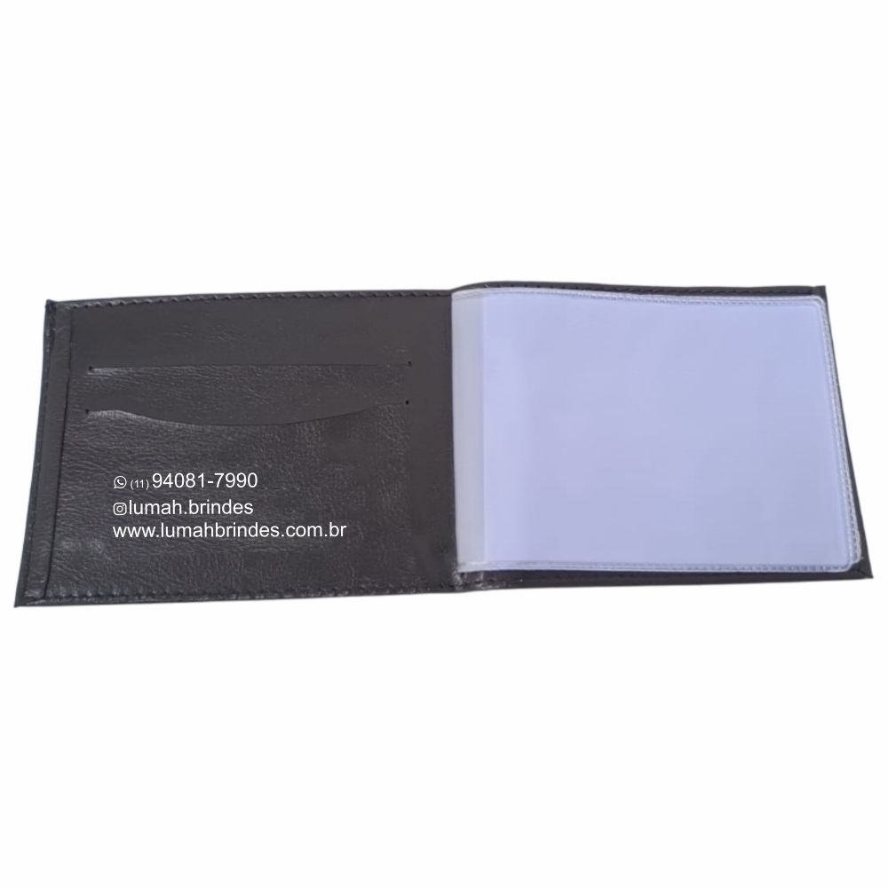 Carteira de sintético modelo porta dinheiro