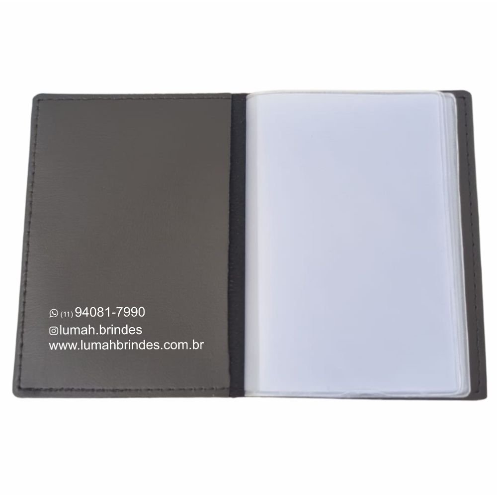 Carteira de sintético modelo comum