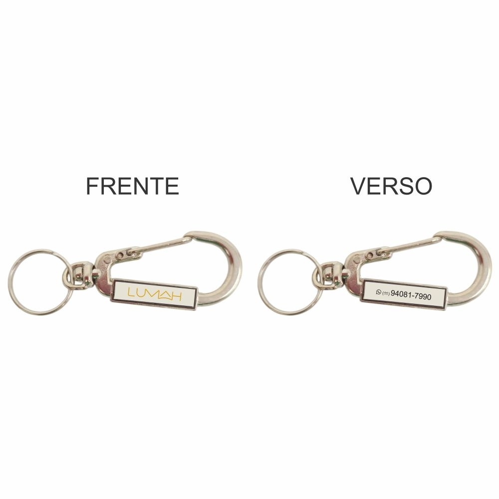 Chaveiro metal pelicano fino